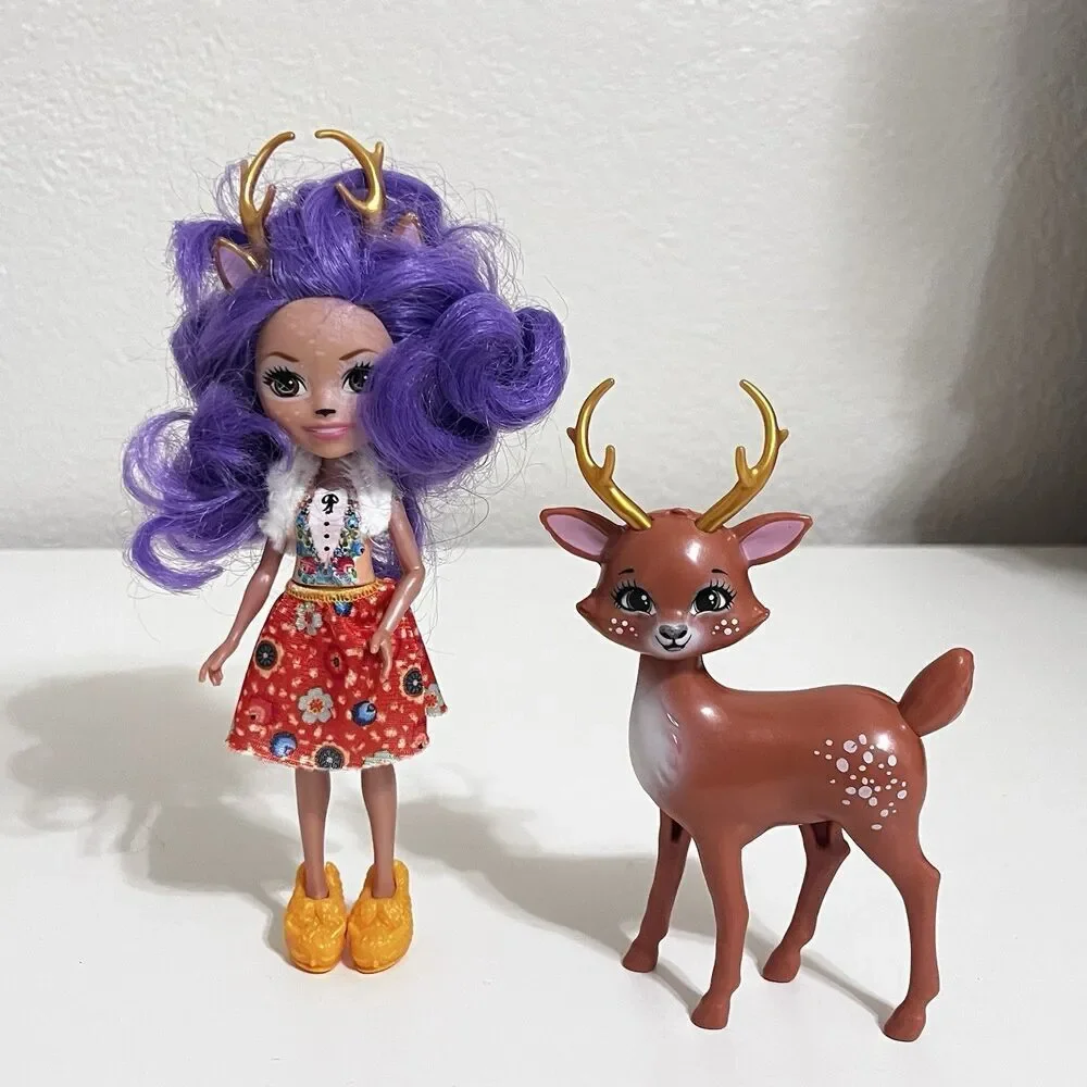 Mattel Enchantimals Dolls Animals Accessories Lot Deer Elephant Owl Bear Bunny